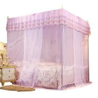 ราคา Ujewndju Wifehelper สี่มุมมุ้งกันยุงหรูหราเจ้าหญิงลูกไม้ Canopies สําหรับผู้ใหญ่และเด็กหญิงเด็กชาย S (50513947278)