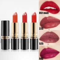 ราคา ลิปสติก REVLON SUPER LUSTRAUS CREME 225 ROSE WINE 051 RED RULES MATTE 044 BARE อาฟเฟอร์ 730 REVLON แดง (49313253918)