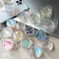ราคา สไตล์เกาหลี ins Creative Glitter Epoxy Lazy Desktop Retractable โทรศัพท์มือถือถุงลมนิรภัยผู้ถือโปร่งใสของขวัญ I7RQ (49312171180)