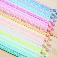 ราคา Kiss 30 ชิ้น Luminous Lucky Star พับ Origami กระดาษ Lucky Star Origami กระดาษริบบิ้น (53564100751)