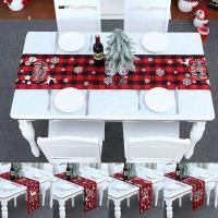 ราคา Cc Christmas Table Runner Holiday Table Runners ผ้าปูโต๊ะ แผ่นรองจานสําหรับห้องรับประทานอาหาร (58163616369)