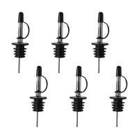 ราคา Cc 6 แพ็คสแตนเลสเหล้า Pourers ที่มีฝาปิดฝุ่นรั่วขวดไวน์ Pour Spouts สําหรับน้ํามันน้ําส้มสายชูครัวเครื่องมือ (52713041382)