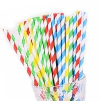 ราคา ซีซี 100 ชิ้นที่มีสีสันกระดาษดื่มฟางกระดาษฟางพรรคฟางค๊อกเทลฟางรีไซเคิลฟางเหมาะสําหรับงานปาร์ตี้ (51813041405)