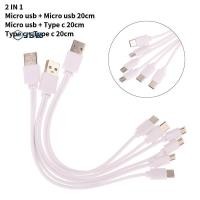 ราคา J R 1Pc 2 in 1 USB ชาย Micro USB Type C Splitter Data Transfer สายชาร์จสําหรับสมาร์ทโฟน Android แท็บเล็ต Dual Micro USB (54114187356)