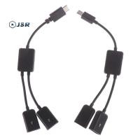 ราคา J R Micro USB Type C ถึง 2 OTG Dual Port HUB Cable Y Splitter สําหรับแท็บเล็ต PC Android Adapter Converter (53514108914)