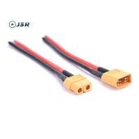 ราคา J R 1 ชุด XT60 XT 60 ชาย หญิง Bullet Connectors ปลั๊กซิลิคอน 14 AWG ลวด (42532650234)