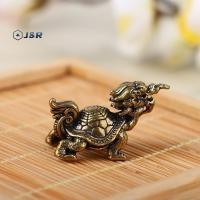 ราคา J R 1Pc Retro ทองเหลือง Mythical Beast หัวมังกรเต่า Body Figurines Miniatures Luy สัตว์รูปปั้นเดสก์ท็อปเครื่องประดับตกแต่ง (57314296689)