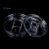 ราคา J R เกรดอาหาร PP 20 30 ออนซ์ Splash Proof แก้วใสถ้วยฝาปิดสําหรับถ้วยแก้ว (56364234097)