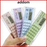 ราคา ADDOM ไม้บรรทัดตรงพร้อมเครื่องคิดเลข 15 ซม มินินักเรียนไม้บรรทัดวัด การ์ตูนบางเฉียบ 8 หลักเครื่องเขียนเครื่องมือวาดภาพ Office (58164281797)
