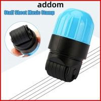 ราคา ADDOM Staff Notation Stamp 5 Line 6 Line Staff Dual spectrum Staff Sheet Music Stamp สะดวก Bright Color Plastic Staff Roller Hand Stamps Music Notation (57062874083)