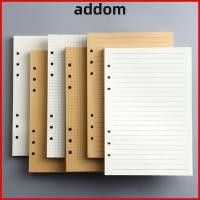 ราคา ADDOM 80Sheepts Notebook Refill Paper A5 A6 A7 สายแนวนอน กระดาษใบหลวม Balnk กระดาษคราฟท์ทนทาน 6 หลุม Binder หน้าด้านในนักเรียน (55364245227)