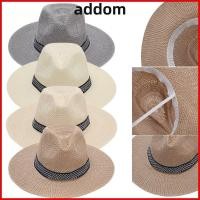 ราคา ADDOM หมวกกันแดดสันทนาการปีกกว้างแจ๊ส Fedora หมวกฤดูร้อน (53814244160)