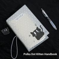 ราคา ต้นฉบับสไตล์เกาหลี Polka Dot ลูกแมว a6pvc คู่มือหลวมสไตล์ ins ไดอารี่สมุดบันทึกนักเรียนมูลค่าสูง (53914782198)