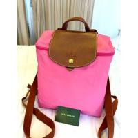 ราคา กระเป๋า Longchamp Backpage Le Pliage สีชมพู Candy สภาพดี ของแท้ล้าน (42081044386)