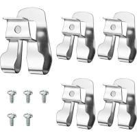 ราคา TOOLHUWEI 5 ชิ้นเข็มขัดคลิปสําหรับ Ryobi เจาะคลิปและ Ridgid 18 โวลต์เครื่องมืออะไหล่สแตนเลสไดร์เวอร์ตะขอพร้อมสกรู (50759233584)