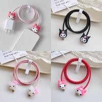ราคา น่ารัก Kuromi Charger Protector ชุด Charger Case Cable Protector สําหรับ iPhone 18W 20W 25w (29034882889)