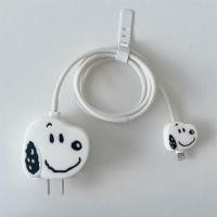 ราคา น่ารัก Snoopy Cable Protector สําหรับ iPhone 11 12 13 14 Pro Max สาย iPad Winder ซิลิโคน Charger เคสป้องกัน (27357137753)