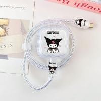 ราคา เคสป้องกัน Kuromi น่ารัก 17Pro Max Charger เคสป้องกันเข้ากันได้กับ iPhone 40W Power Adapter Cable Winder (40981954168)