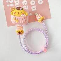 ราคา น่ารัก Purin 5in1 ชุดตัวป้องกันเครื่องชาร์จประเภท C หัวชาร์จตัวป้องกันสายเคเบิลสําหรับ iPhone 17 Pro Max 40w (55810560966)