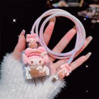 ราคา น่ารัก Melody สําหรับ OPPO Charger Cover Charger Case น่ารักการ์ตูนสาย Protector สําหรับ OPPO 67w 80w 100w Charger (54562670447)