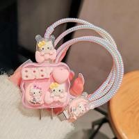 ราคา น่ารัก Hello Kitty Charger Case 5 ชิ้นชุดสําหรับ iPhone 18W 20W การ์ตูนชาร์จ Protector (28834714782)