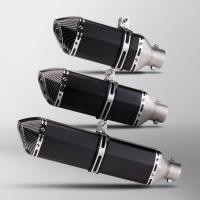 ราคา 51MM รถจักรยานยนต์ท่อไอเสีย Universal ดัดแปลงสกู๊ตเตอร์ท่อหางสําหรับ gsxr150 cbr150r ninja250 r15 mt15 250sr 300 370 470 มม (52164745494)