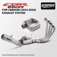 ราคา ท่อไอเสียรถจักรยานยนต์ CBR650F CBR650 CB650F ท่อลิงค์ด้านหน้า Escape Full System ปรับเปลี่ยนส่วนหน้ากล่อง (51164838566)