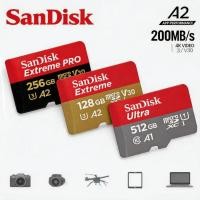 ราคา SanDisk Ultra Extreme Extreme Pro microSD Memory Card 32GB 64GB 128GB 256GB 512GB 1TB A2 V30 (52762602061)