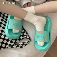 ราคา ขายร้อน แถบบาง สไตล์เกาหลี อิน ทั้งหมด จับคู่ สไตล์ใหม่กันลื่นรองเท้าแตะแบนรองเท้าแตะแฟชั่นฤดูร้อนก้าวบนอึนุ่มหนา พื้นรองเท้า รองเท้าแตะของขวัญวันเกิดสํานักง (49814684126)