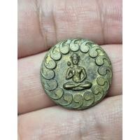 ราคา เหรียญพระอุปคุต รุ่นมหาสิทธิโชค หลวงปู่นนท์ วราโภ วัดเหนือวน จ ราชบุรี เนื้อทองฝาบาตร ปี 2546 ปลุกเสกไตรมาศ (47462570890)