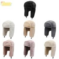 ราคา SEEO รัสเซีย Ushanka ผู้หญิงผู้ชาย Earflap Bonnet หมวกฤดูหนาวกันลม (48963753389)