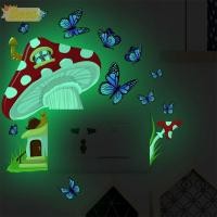 ราคา SEEO Luminous สติ๊กเกอร์ติดผนังเรืองแสงในที่มืดรูปลอกผนังการ์ตูนตกแต่งบ้านแสงสีเขียวเรืองแสงในที่มืดเรืองแสง Star Decals (55764599205)