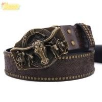 ราคา SEEO เข็มขัดลําลองธุรกิจ แบรนด์อินเทรนด์ Western Cowboy เข็มขัดหนัง PU ผู้ชาย การออกแบบหรูหราเข็มขัดหัววัว (54263753224)