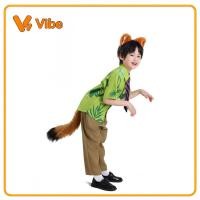 ราคา ในสต็อก เสื้อเด็ก Nick Fox เสื้อแขนสั้น Zootopia Nick สําหรับเด็กและผู้ใหญ่ ชุดเครื่องแต่งกายคอสเพลย์ Headwear (57013784944)