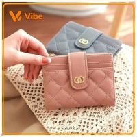 ราคา มาการอง กระเป๋าสตางค์ใบสั้นซิปผู้หญิง มีสินค้า กระเป๋าสตางค์หนังนุ่มแท้สไตล์ชาแนลคลาสสิกที่ใส่บัตรสีทึบสไตล์พร้อมช่องเสียบการ์ดหลายช่องมัลติฟัง (47912059148)