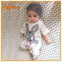 ราคา ในสต็อก ชุดรอมเปอร์เด็กผ้าฝ้ายฤดูร้อนสําหรับทารก 0 3 เดือน ชุดนอนทารกแรกเกิดบางแขนสั้นและชุดบอดี้สูท (46461713822)