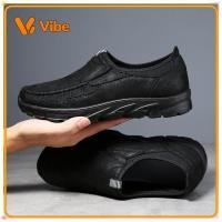ราคา In stock Men loafers Fashion Breathable Plus Size Mens Business Shoes British Style Slip On Loafer Casual Single Shoes for Fathers (41631896510)