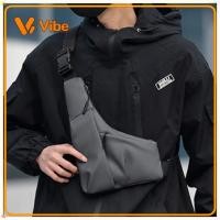 ราคา มีสินค้า กระเป๋าคาดหน้าอกแบบพกพาสําหรับผู้ชายมาใหม่กระเป๋าสะพายกีฬากลางแจ้งกระเป๋าสะพายข้างบางเฉียบเรียบง่ายอินเทรนด์แพ็คเอวลําล (40481420875)