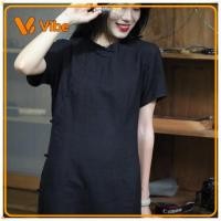ราคา เดรสผ้าฝ้ายลินิน มีสินค้า ใหม่สไตล์จีนปรับปรุง กี่เพ้า ชุดผ้าฝ้ายและผ้าลินิน มิดิ สไตล์ฤดูร้อนใหม่ออกแบบย้อนยุคและวรรณกรรมปุ่มกบแขนสั้นถ (51312026098)
