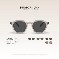 ราคา SUMOR SM02 ผลิตในประเทศไทย แว่นกันแดดผู้หญิง Polarized ของแท้ 100 แว่นกันแดดผู้ชาย กันแดดUV Sunglasses (56910354047)