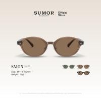 ราคา SUMOR SM03 แว่นกันแดดผู้หญิง เลนส์โพลาไรซ์ของแท้ 100 กรอบสีชาแฟชั่น แว่นตาทรงรี กันแดดUV Sunglasses (42581784785)