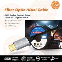 ราคา Tuye สายไฟเบอร์ออปติก Hdmi 4K10m หลอดวิศวกรรมทีวีคอมพิวเตอร์การเชื่อมต่อจอภาพการฉายภาพวิดีโอสาย HDMI (46710982997)