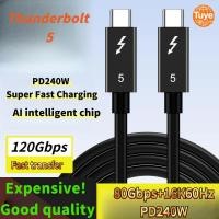 ราคา Tuye 0 5m 1m 2m 3m Thunderbolt 4 5 Coaxial USB4 Type C ถึง Type C Data Cable 120Gbps 40Gbps PD 240W 100W Fast สายชาร์จเหมาะสําหรับกราฟิกการ์ดภายนอก iPhone iPad MacBook Air (58011377748)