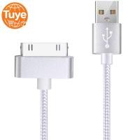 ราคา Tuye สาย USB สําหรับ iPhone 30 Pin ไนลอน Braid Fast Charger ข้อมูลสําหรับ Apple iPhone 4 4s 3G 3GS 2G iPad 1 2 3 iPod Touch iPod Nano (57560562891)