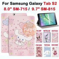 ราคา Tuye น่ารักการ์ตูนรูปแบบสําหรับ Samsung Galaxy Tab S2 8 0 9 7 SM T715 T710 T719 T713 SM T810 T815 T813 T819 คุณภาพสูงหนัง PU แฟชั่นขาตั้งแท็บเล็ตป้องกัน ca (54212880537)