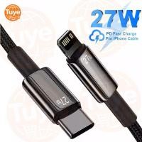 ราคา Tuye สายชาร์จ USB C รองรับ PD 27W ใช้ได้กับ iPhone 14 13 12 11 Pro Max Mini X XS XR 7 8 Plus ชาร์จเร็ว สาย Type C อุปกรณ์เสริม (47813443721)