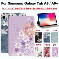 ราคา Tuyeใหม่คุณภาพสูงSamsung Galaxy Tab A9 8 7 A9 A9 Plus 11 0 2023 แฟชั่นดอกไม้แท็บเล็ตป้องกันเหงื่อPUหนังลื่นFlip Stand Cover SAMSUNG A9 A9 A9 2023 Ca (46712897666)