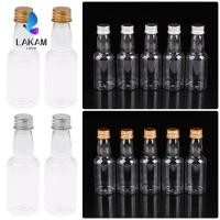ราคา LAKAM ขวดพลาสติก 5 ชิ้น อุปกรณ์ปาร์ตี้หมวกสีเงิน ทองชุดขวดเหล้าขนาดเล็ก ขวดเครื่องดื่ม 60 มล ขวดช็อตขนาดเล็ก (58013952456)