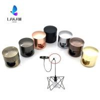 ราคา LAKAM จี้สายตะขอ DIY โคมไฟโคมระย้าลวดหัวเข็มขัด ที่เก็บสายเคเบิลโคมระย้าอลูมิเนียมลวด Shifter สําหรับไฟเพดานโคมระย้า (57914336296)