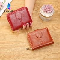 ราคา LAKAM กระเป๋าใส่เหรียญ กระเป๋าสตางค์ใบสั้นความจุขนาดใหญ่มีซิป กระเป๋าใส่เหรียญหัวเข็มขัดสีทึบ Lady (54160776118)